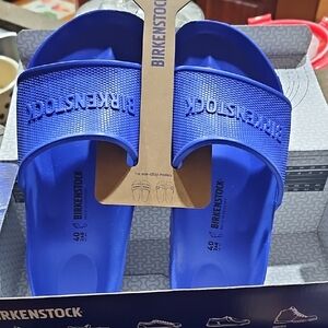 Birkenstock Women's Vibrant Blue Slides